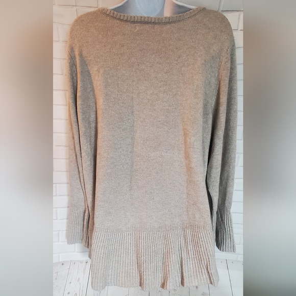 Style & Co Oatmeal Cozy Sweater - Picture 5 of 8